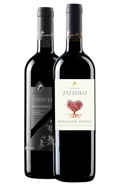 Bottles of Zizzolo wine