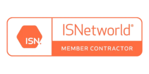 ISNetworld verified electrical contractor badge.