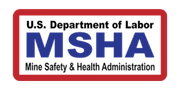 MSHA compliant industrial electrical contractor badge.