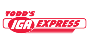 Todd's IGA Express logo.