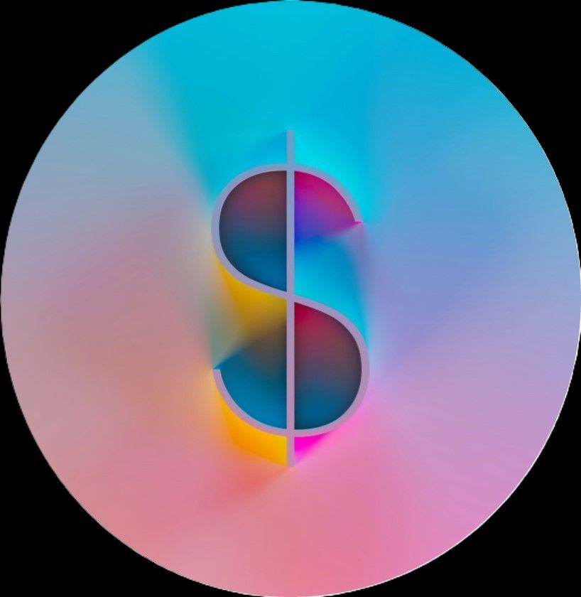 A colorful circle with a dollar sign in the middle.  Make more money with your website.