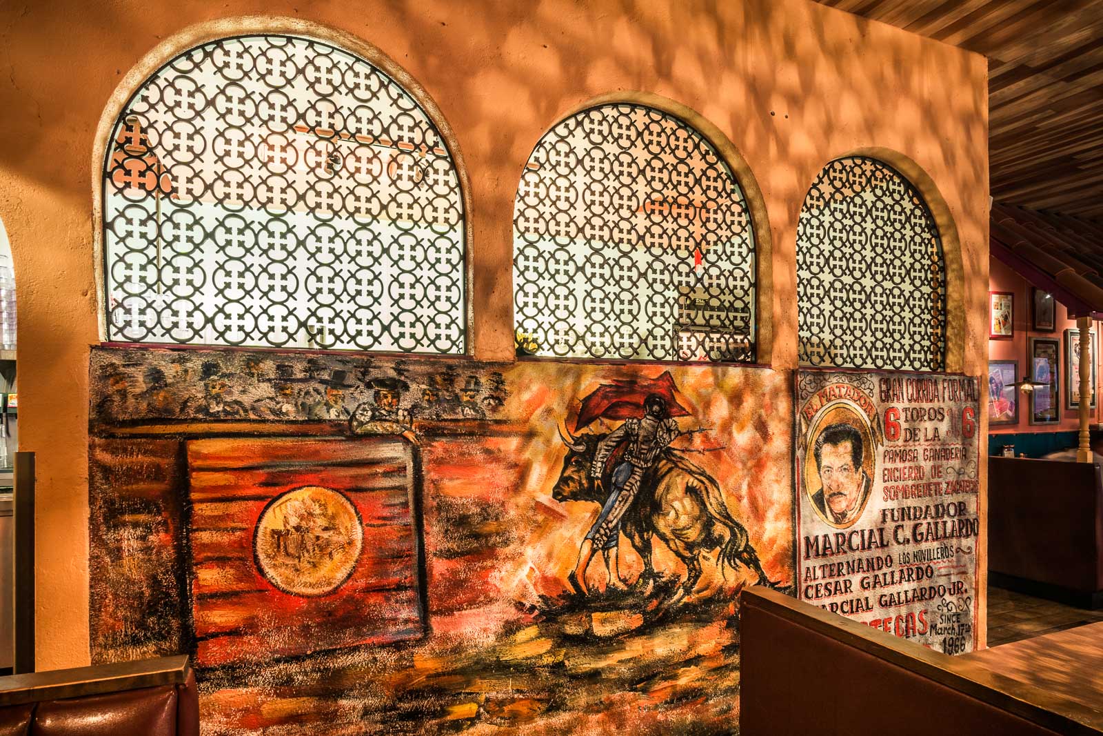 Image of interior of a restaurant designed by Ivy Glore