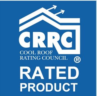 A cool roof rating council rated product logo