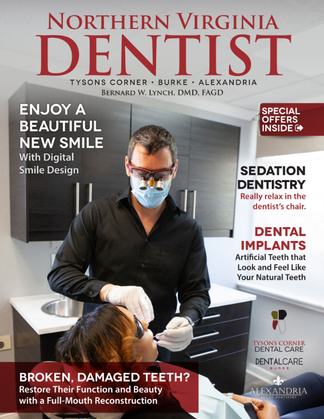 The cover of the northern virginia dentist magazine