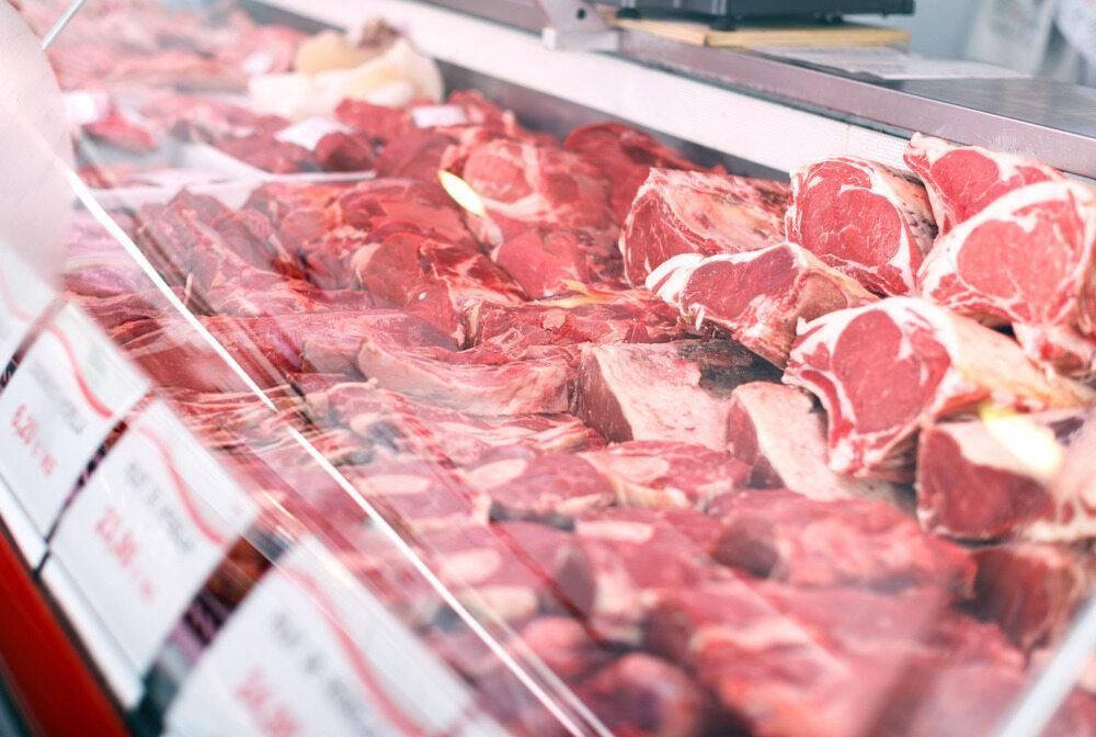 A Display Case Filled With Lots of Raw Meat in a Butcher Shop — Multy Cut Meats In Cooktown, QLD