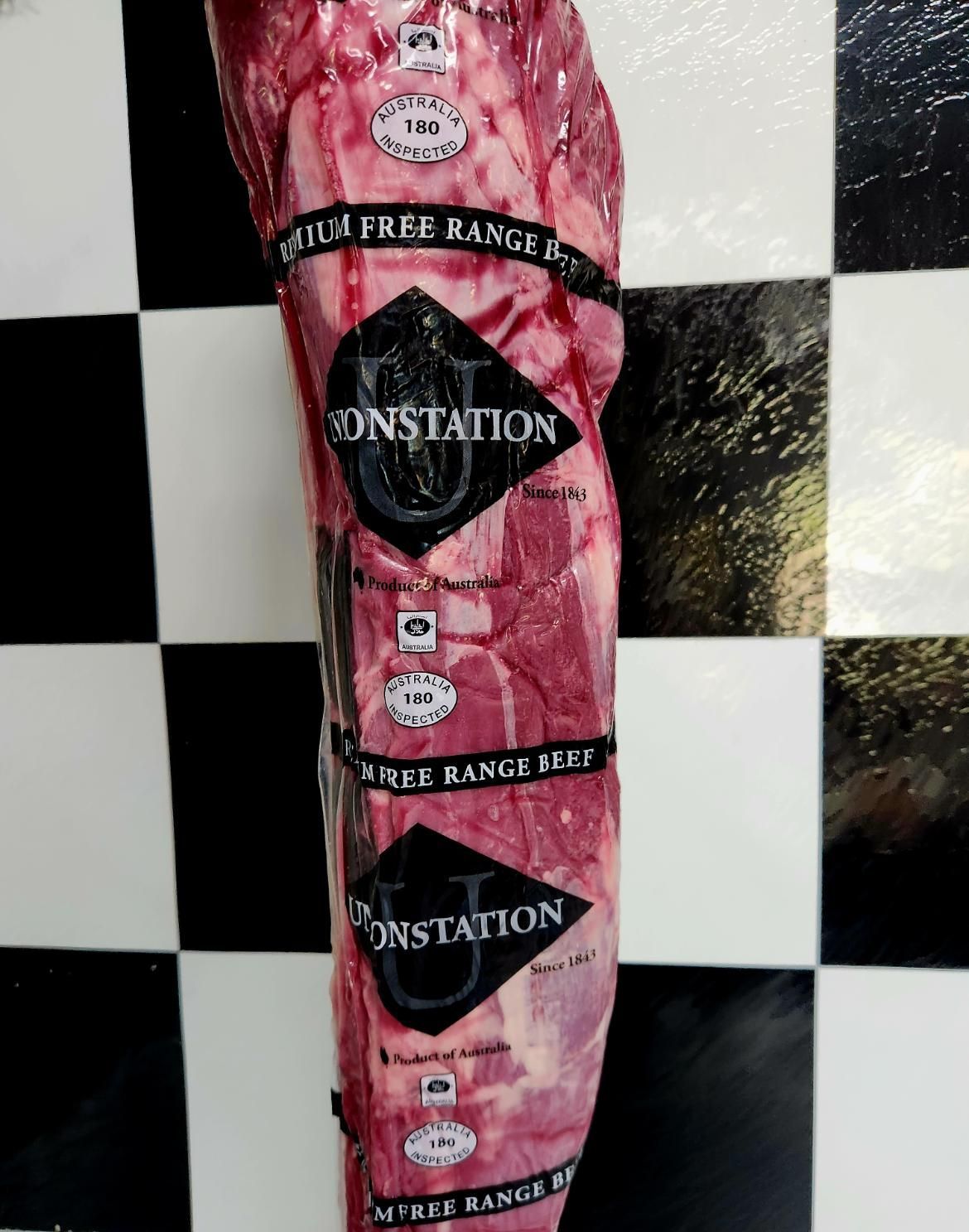 Piece of Meat is Wrapped in a Plastic Bag That Says ' Onstation ' on It — Multy Cut Meats In Yorkeys Knob, QLD