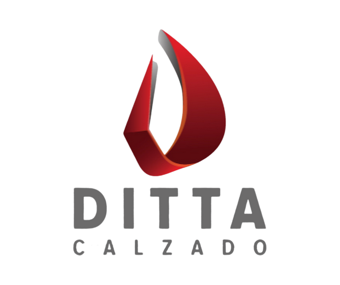 Un logo para dichos zapatos con una llama roja