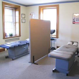 Our chiropractic room features the best equipment