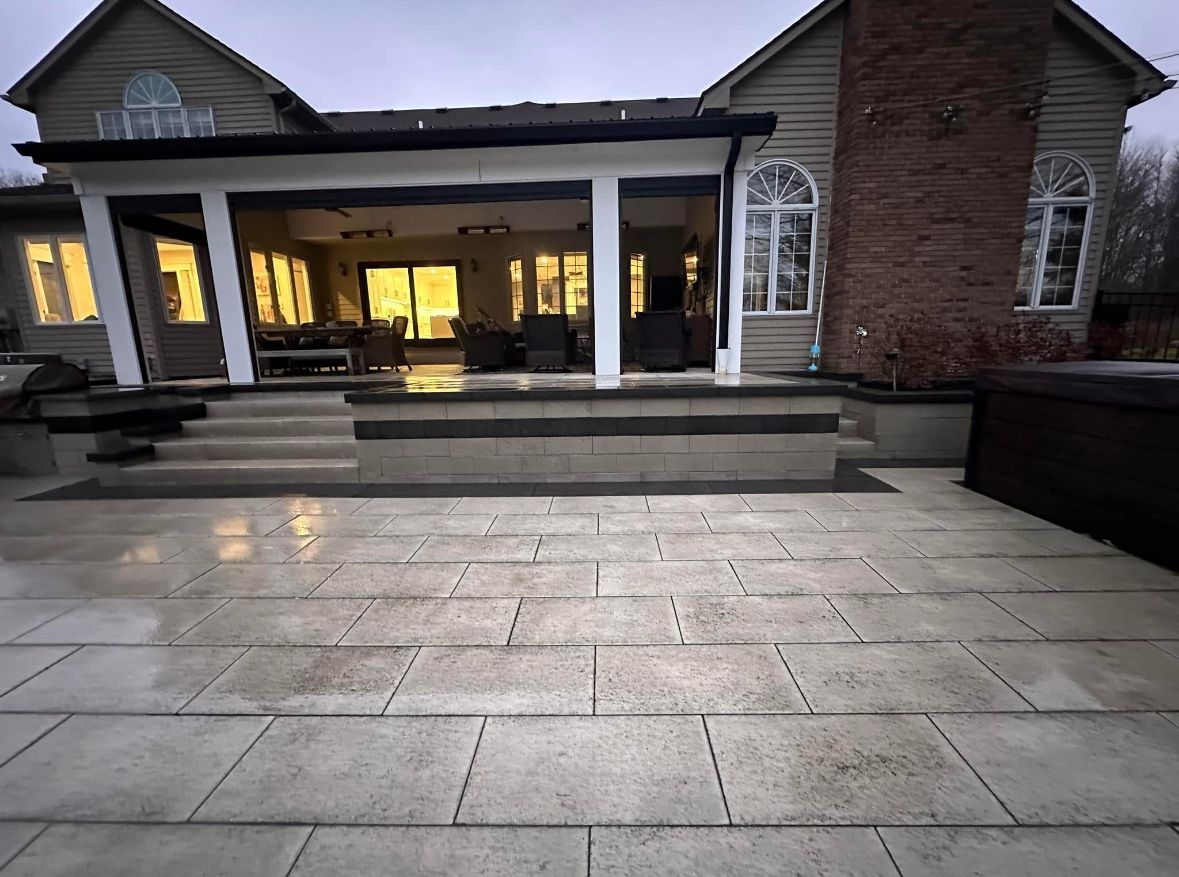 Efflorescence stone washing in Nashville, TN
