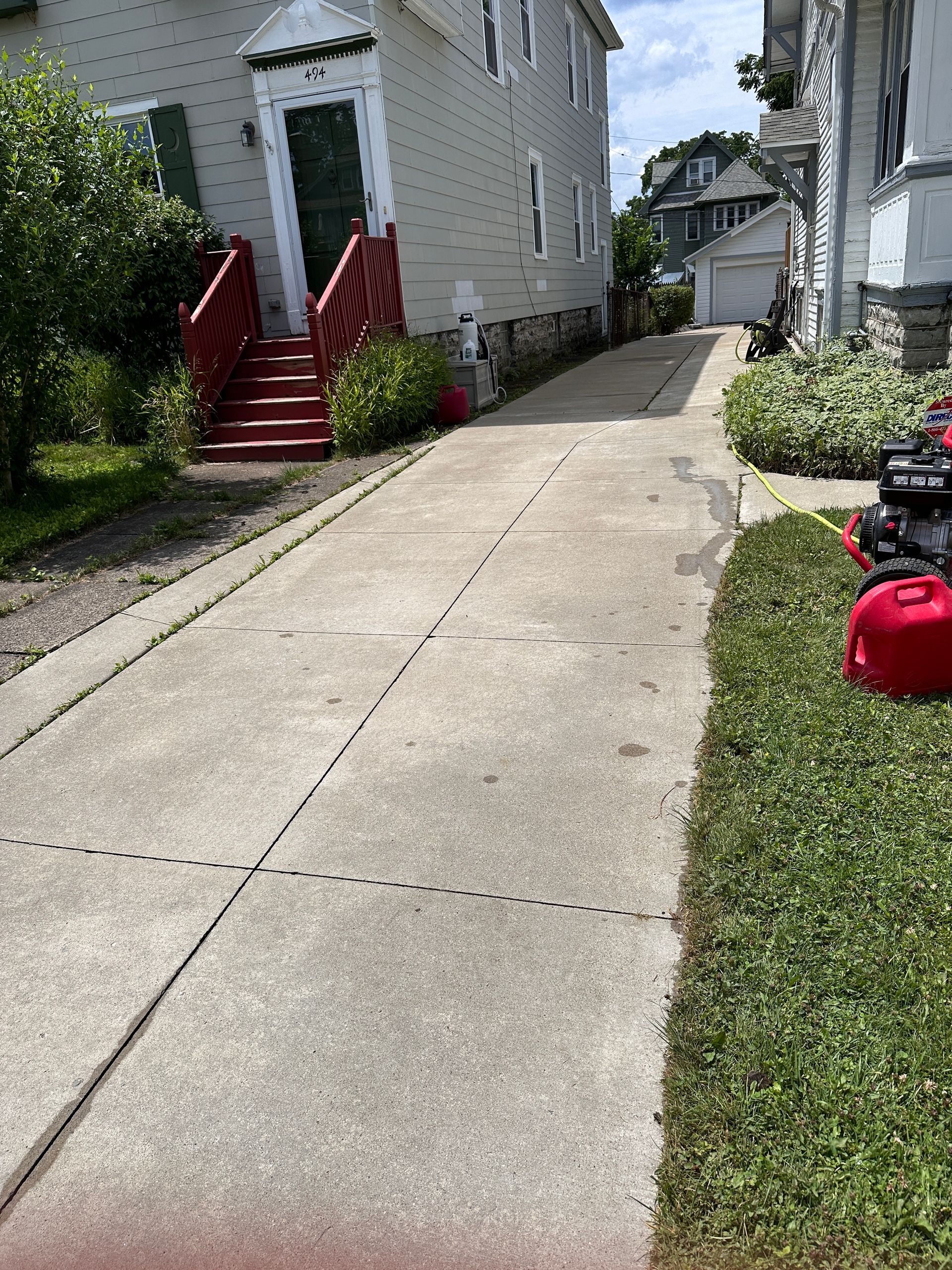 Clean driveway