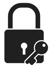 lock & key icon