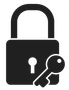 lock & key icon