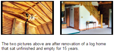 Roof and Railing Repairs — Log Homes Renovations, Repairs and Additions in Wauseon, OH