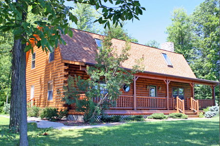 Orange Log House — Log Homes in  Wauseon, OH