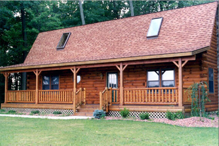Front View of Log House — Log Homes in  Wauseon, OH