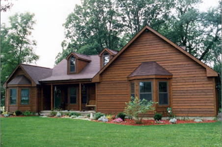 Outside View of Log House — Log Homes in  Wauseon, OH