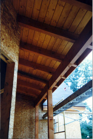 Roof View of Porches — Log Homes Renovations, Repairs and Additions in Wauseon, OH