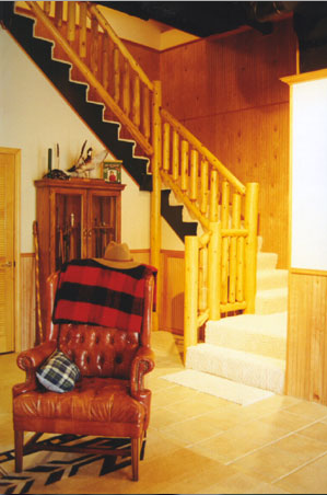Stairs Railings 2 — Log Homes Renovations, Repairs and Additions in Wauseon, OH