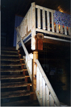 Repairing Stairs Railings — Log Homes Renovations, Repairs and Additions in Wauseon, OH