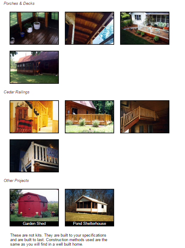 Galleries of Decks, Railings and others — Log Homes Renovations, Repairs and Additions in Wauseon, OH