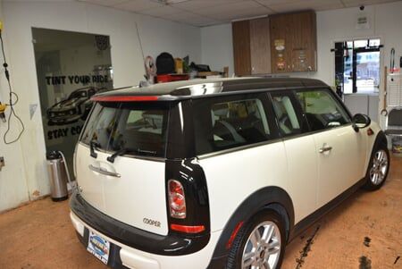 Film Window Professional — Film Window Professional of a White Van in Lewisville, Texas