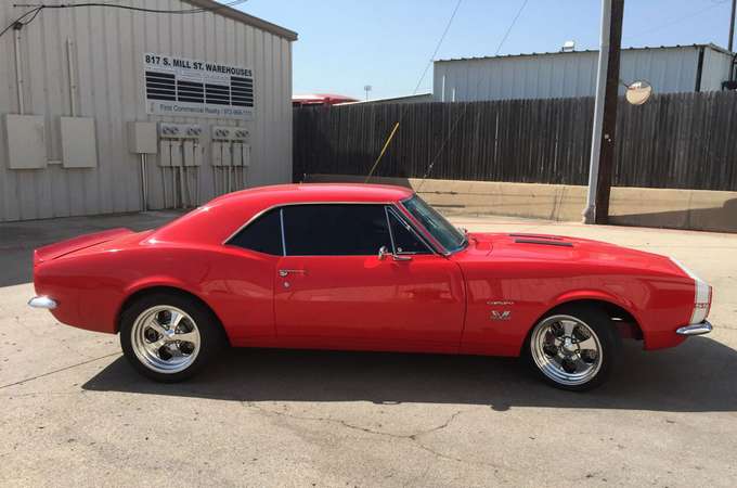 Tinting Window — Tinting Window of a Red Vehicle in Lewisville, Texas