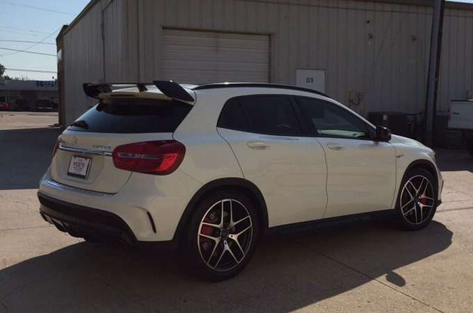 Window Tinting — Window Tinting of a White Vehicle in Lewisville, Texas