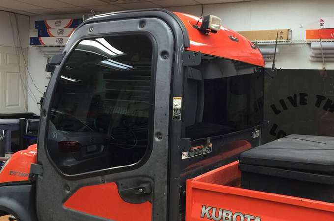 Shop Window Tint — Orange Truck Window Tint in Lewisville, Texas