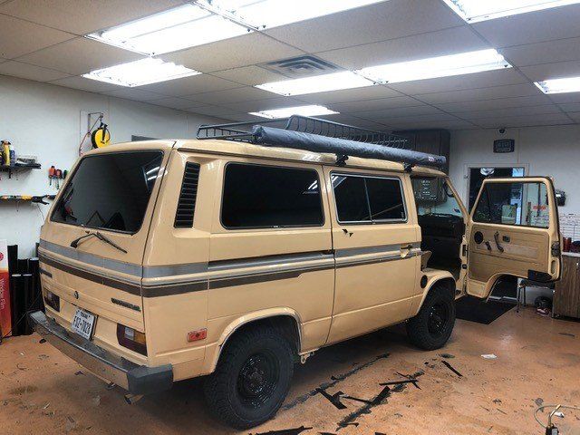 Window Tinted — Window Tinted of a White Van in Lewisville, Texas