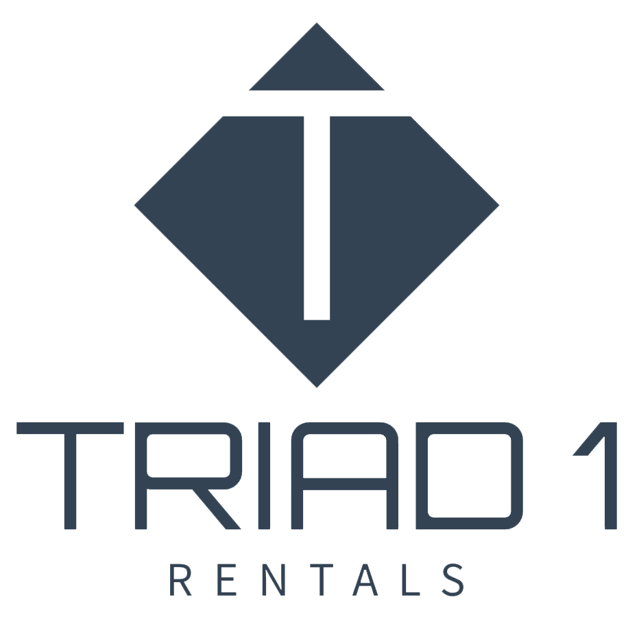 Triad 1 Rentals Logo - header, go to homepage