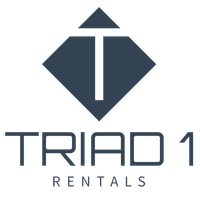 Triad 1 Rentals Logo - header, go to homepage