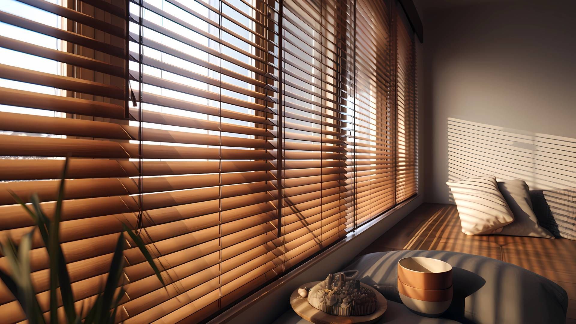 Wood window blinds near Greenville, South Carolina (SC)