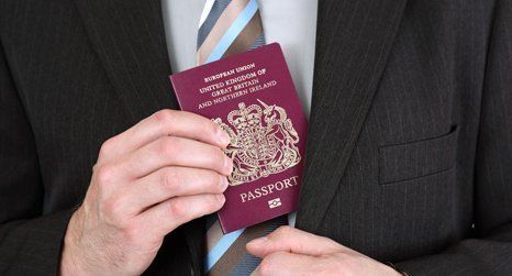 passport of a man