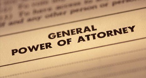 General Power of Attorney document 