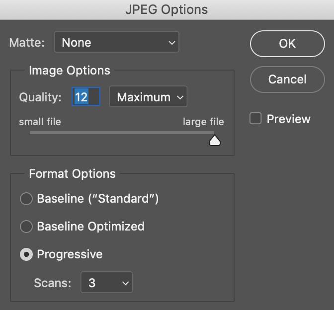 Image quality in Adobe