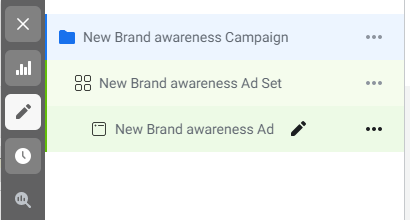 Facebook ad structure