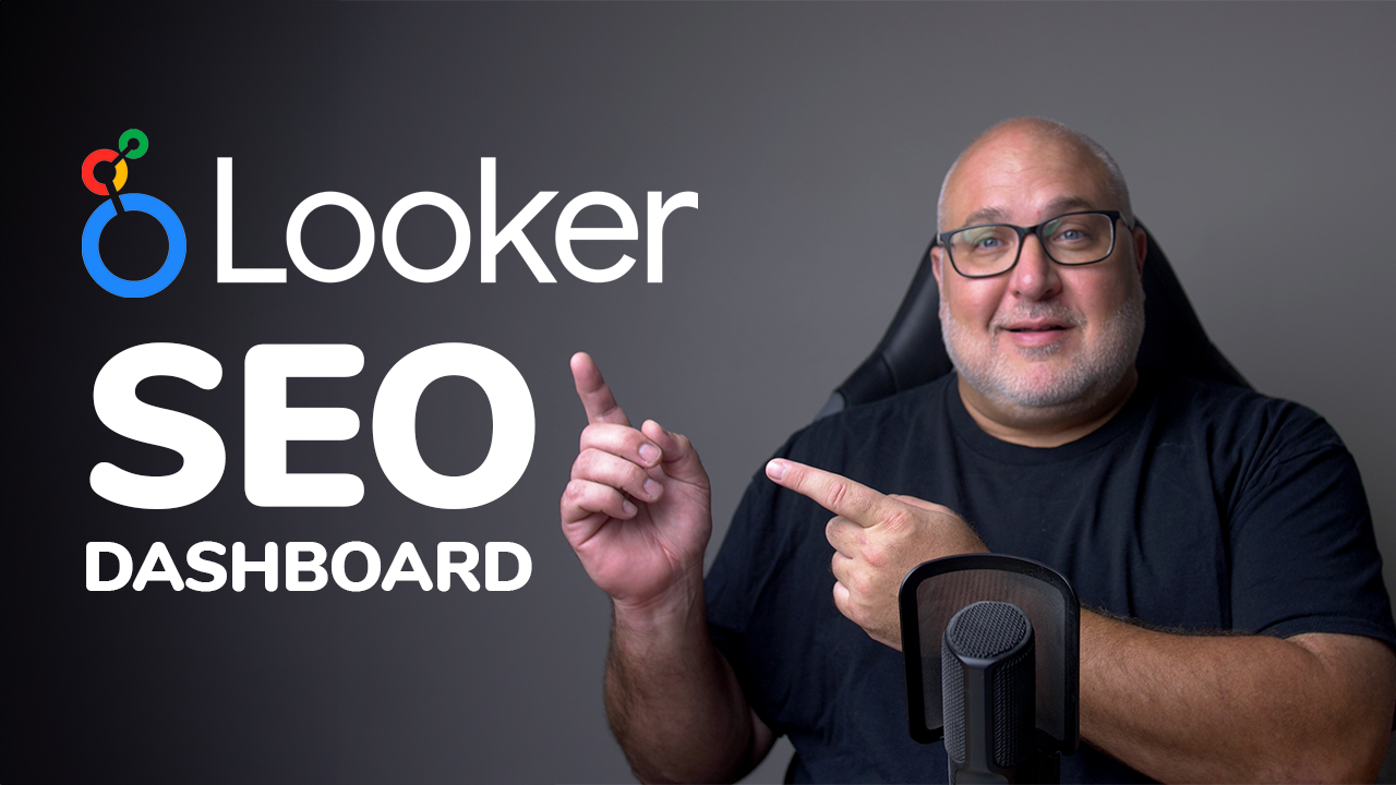 Thumbnail image showing Roy point to Looker Studio and SEO Dashboard