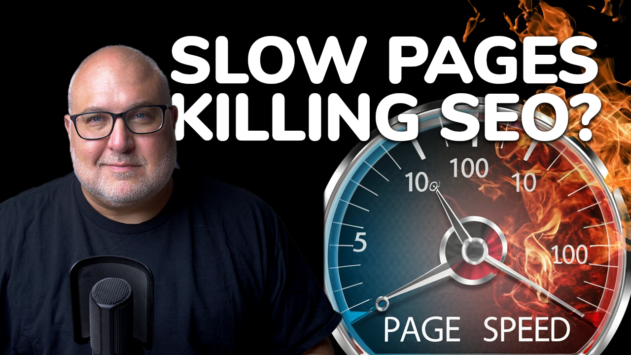 Thumbnail image for video related to page load speeds and SEO