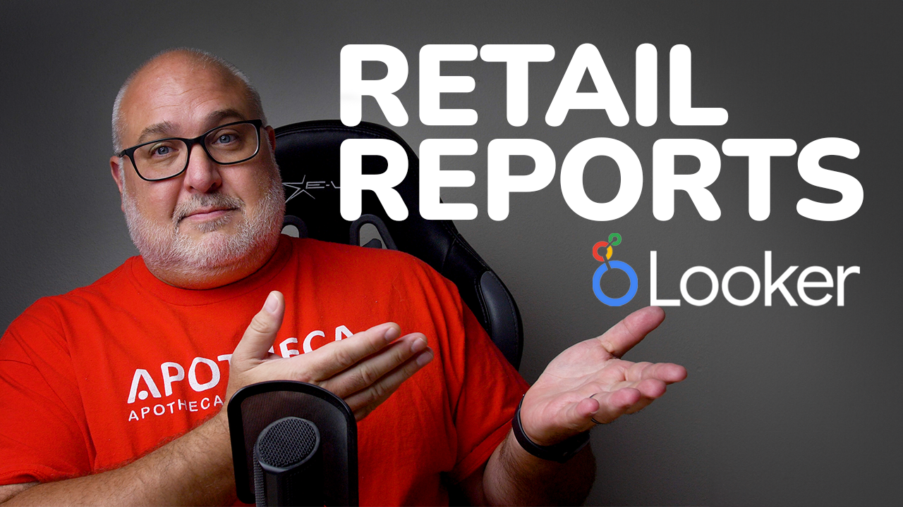 Video thumbnail or retail reports using Looker Studio