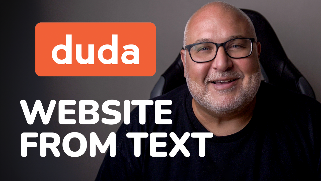Thumbnail for video about building websites using text uploads