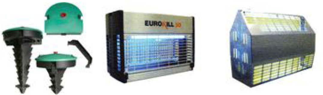 sistemi controllo parassiti ed insetti