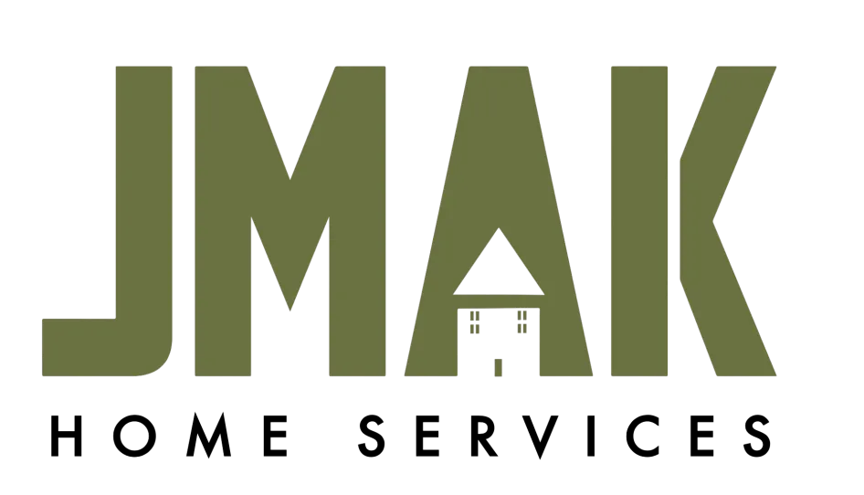 The logo for Jmak Home Services is green and white.