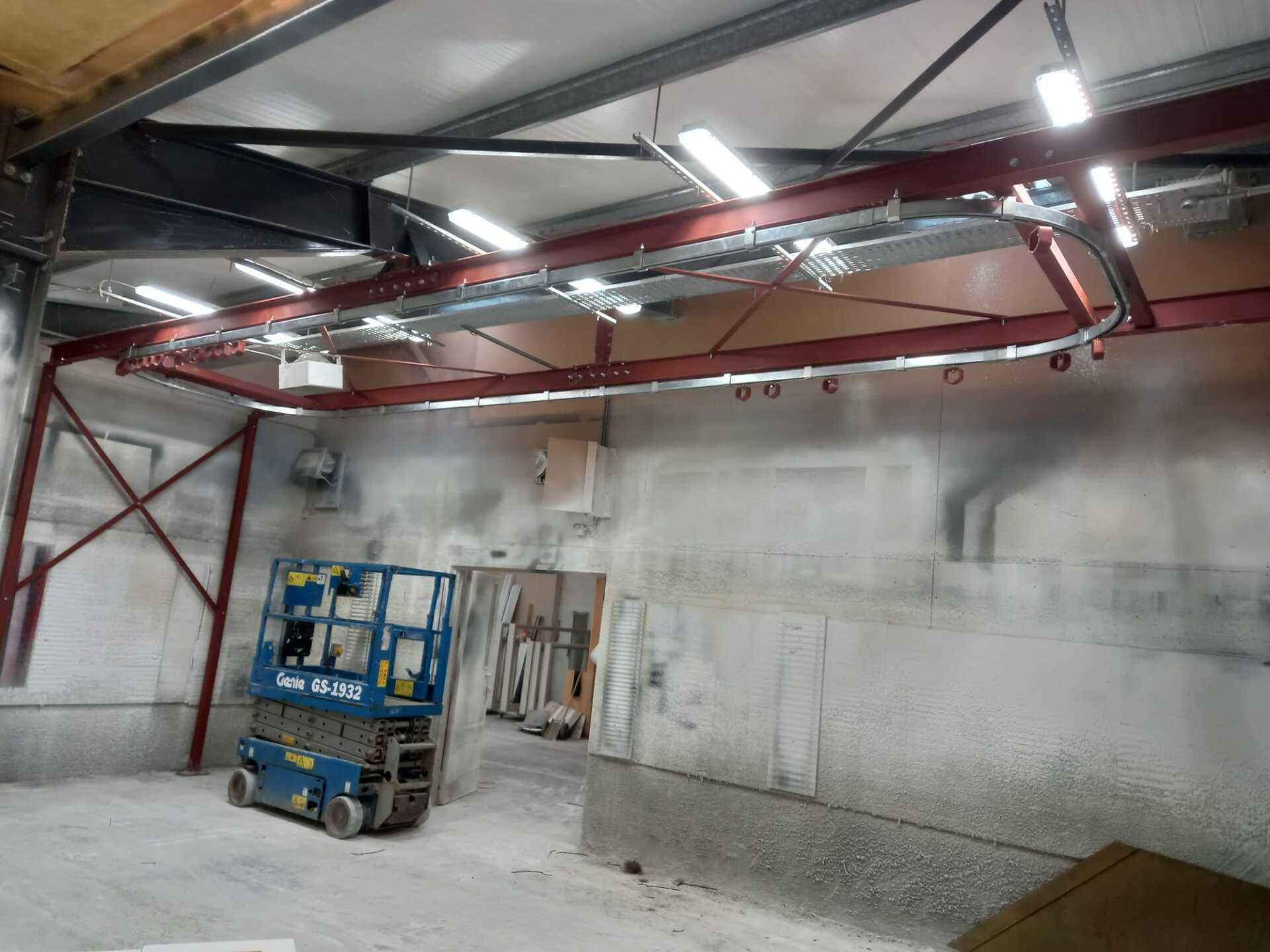Bespoke Overhead Spray Booth Gantry