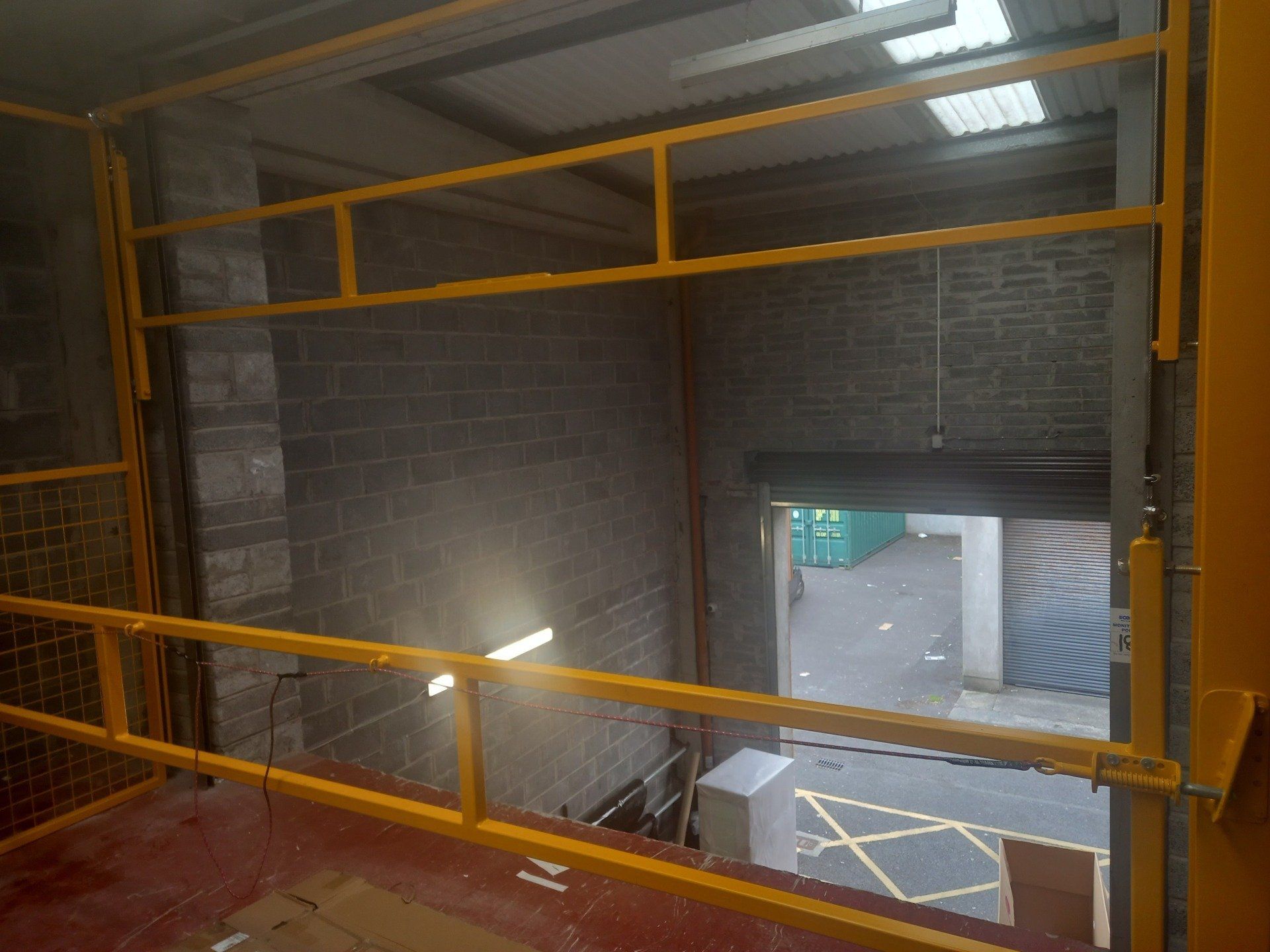 Mezzanine Loading Safety Barrier