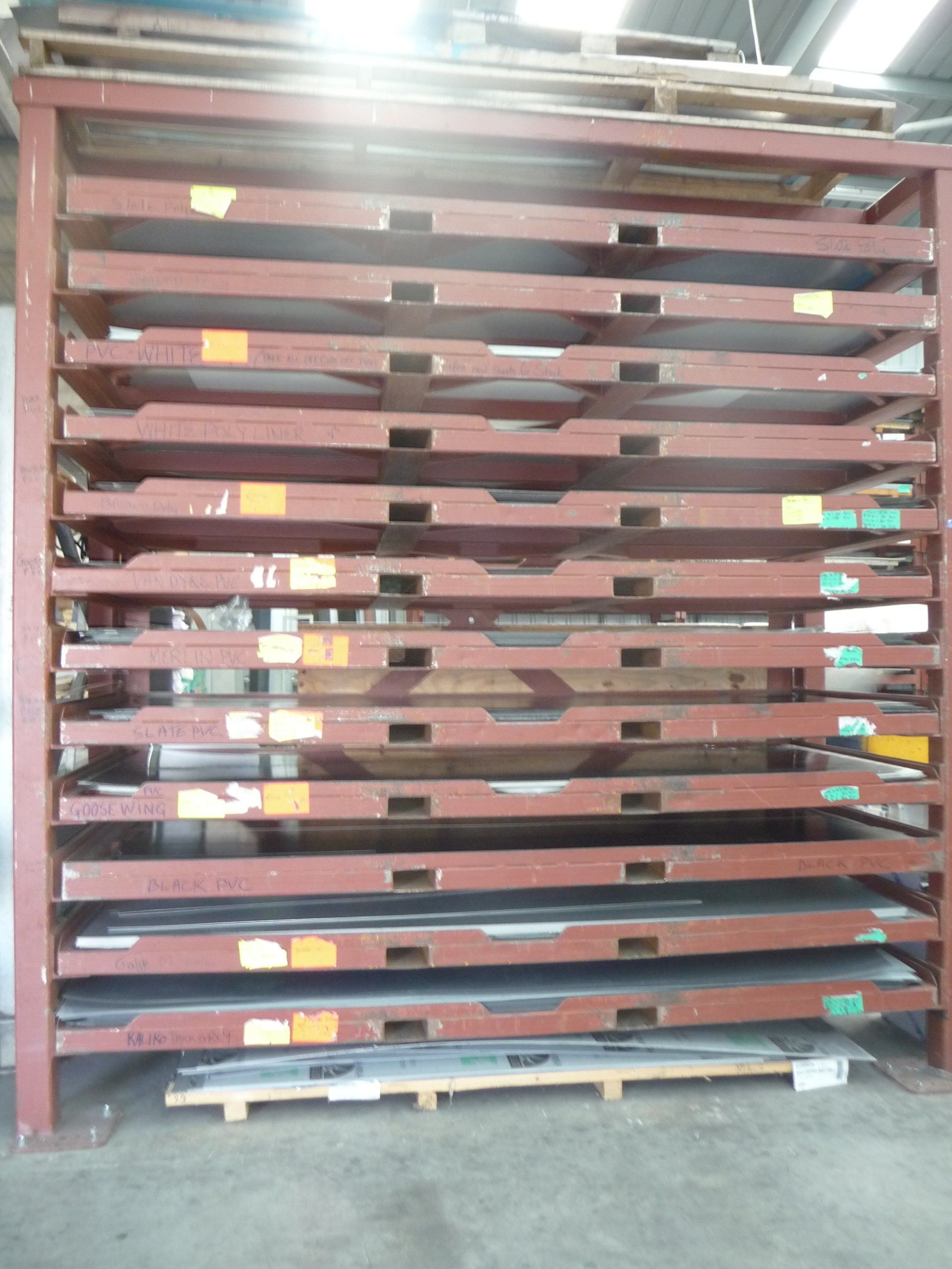 Flat Sheeting Storage Pallets