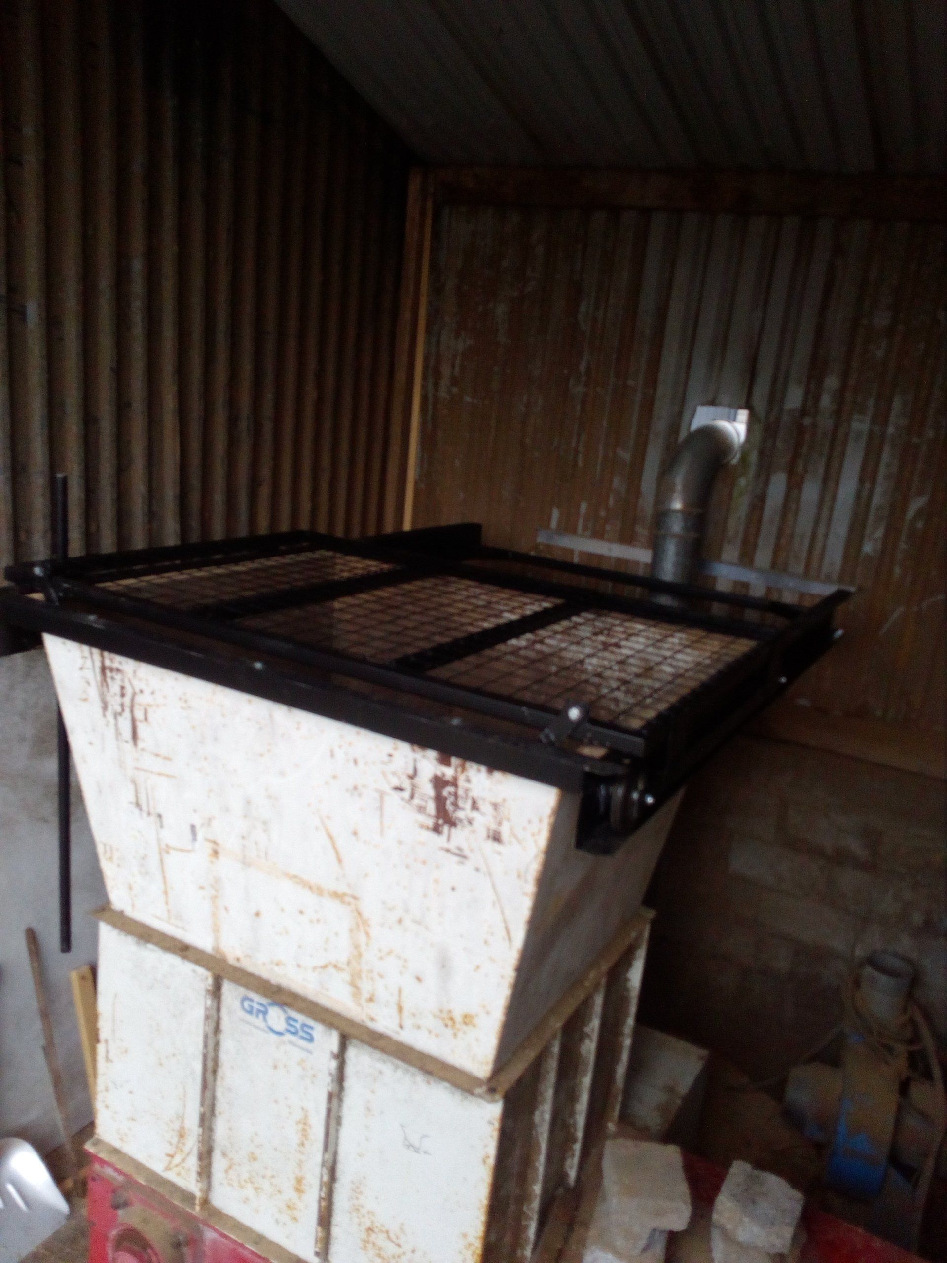 Shredder Sliding Safety Gate Closed