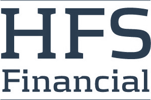 The HFS Financial logo in dark blue text on a white background.