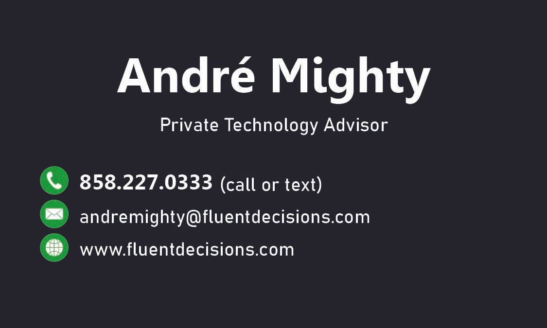 Fluent Decisions – Private Technology Advisory - Phone Number 858-227-0333