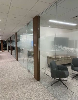 Cecorative Film on Commercial windows