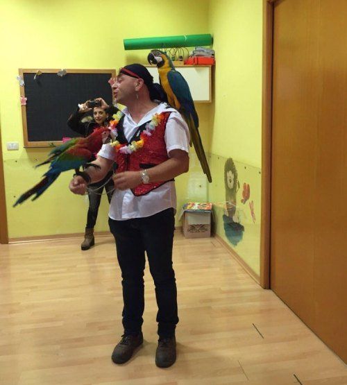 Festa con animazione pirata